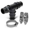 Set PRO> T-Stück Ø 32/38mm + 3x VA SS304 Schellen 12mm Produktbild-Vorschau 1