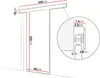 Schiebetür ILAS III schwarz 86x205 cm Produktbild-Vorschau 5