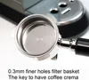 Siebträger 51mm 3ohren Mit Doppel Auslauf für Delonghi Produktbild-Vorschau 2