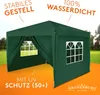 Kronenburg Faltpavillon 2x2m - Wasserfest, UV-Schutz 50+, 4 Produktbild-Vorschau 4