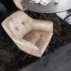 riess-ambiente Design Stuhl LOFT champagner Samt drehbar Produktbild-Vorschau 1