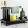 PNNP Spülbecken Organizer Schwarz Küchen Spüle Sink Produktbild-Vorschau 1