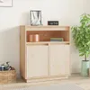 vidaXL Sideboard 70x34x80 cm Massivholz Kiefer Produktbild-Vorschau 1
