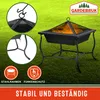 GARDEBRUK® Brasero Extérieur carré 45x45 cm en acier pour Voir les images du produit 3