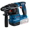 A cordless rotary hammer drill with an attached battery pack, shown against a white background. Produktbild-Vorschau