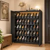 NAIZY, étagère à chaussures réglable, noire, lot de 10, Voir les images du produit 10