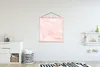 MuchoWow® Textilposter Marmor - Rosa - Weiß - Luxus - Produktbild-Vorschau 2