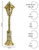 LED Dekolaterne 57 cm Gold mit 40 LEDs und Timer – Produktbild-Vorschau 4