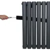 Oválný trubkový radiátor - 600 mm x 780 mm - antracitově Náhled obrázku produktu 6