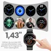 Smartwatch Damen Herren 1,43"AMOLED Display mit Produktbild-Vorschau 8