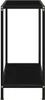 vidaXL Konsolentisch Schwarz 60x35x75 cm Hartglas Produktbild-Vorschau 2