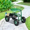 GOPLUS Gartenwagen, 360° drehbarer Gartensitz mit Produktbild-Vorschau 3