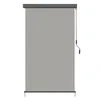 A gray roller blind with a crank mechanism on a white background. Náhled obrázku produktu