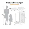 Standgarderobe Garderobenständer Kleiderständer Garderobe Produktbild-Vorschau 9