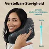 FLOWZOOM AIR Opblaasbaar reisnekkussen met capuchon, maat Productafbeelding-voorbeeld 7