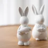 Osterdekoration Hase Harry - weiß Produktbild-Vorschau 1