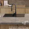 QUADRON Spülbecken 1-Becken Spüle | Größe: 78 x 45 x 18,5 Produktbild-Vorschau 7