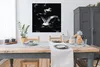 MuchoWow® Poster Vogel - Schwarz - Schwarm 100x100 cm - Produktbild-Vorschau 3