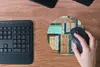 MuchoWow® Mauspad Mousepad Türen - Architektur - Grün - Produktbild-Vorschau 4