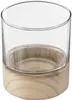 Set aus 3 Windlichtern "Sommer" - Glas und Holz - Produktbild-Vorschau 7