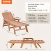 Chaise longue VEVOR, capacité de charge 181kg, HDPE chaise Voir les images du produit 7