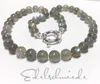 Labradorit Collier Kugel mit 925/- Sterling Silber Produktbild-Vorschau 1