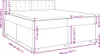 vidaXL Boxspringbett mit Matratze Rosa 200x200 cm Samt Produktbild-Vorschau 8