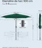 SONGMICS Sonnenschirm Ø300 cm UPF 50+ beidseitig um 30° Produktbild-Vorschau 7