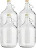 lilawelt24 4 x 5L Glasballon (Gallone) mit Rundgriff & Produktbild-Vorschau 1