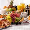 relaxdays Geschwungene Obstschale aus Metall Produktbild-Vorschau 2