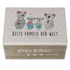Mr. & Mrs. Panda Box Koala Familie zwei 22 x 15 cm - Grau Produktbild-Vorschau 3