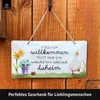 Retro Blechschild HERZLICH WILLKOMMEN Schild - willkommen Produktbild-Vorschau 2