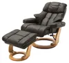 home24 Relaxsessel - 2-teilig - Holzwerkstoff / Echtleder / Produktbild-Vorschau 2