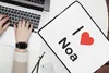 MuchoWow® Laptop Hülle 15 Zoll Ich liebe - Noa - Mädchen Produktbild-Vorschau 2