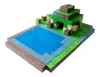 Minecraft Jungle Creek XXL Magnetická stavebnice 300ks Náhled obrázku produktu 2