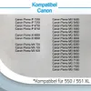 50er Pack Druckerpatronen PGI-550 CLI-551 kompatibel mit Produktbild-Vorschau 5