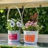 UNUS Blumentopf Pflanzbeutel aus Jute - buntes 6er Set Produktbild-Vorschau 2