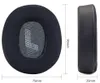 Two views of a black headphone earpad, with dimensions indicated. Náhled obrázku produktu