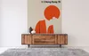 Tadessi Fototapete | Skyline | 2.00 m x 2.70 m | Orange | Produktbild-Vorschau 3