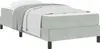 vidaXL Boxspringbett mit Matratze Hellgrau 80 x 200 cm Produktbild-Vorschau 1