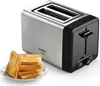 Kompakt-Toaster DesignLine TAT4P420DE (edelstahl/schwarz, Produktbild-Vorschau 3