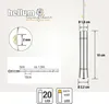 LED Flaschenlichterkette, 20 LEDs warmweiß, Metallkorken, Produktbild-Vorschau 3