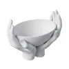 Dekoschale mit handförmigem Stand in weiß, 3D Druck, 13cm Produktbild-Vorschau 8