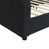 vidaXL Letto da giorno nero 90x200 cm in velluto Anteprima dell’immagine prodotto 6