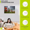 ARTland Leinwandbild Mohnblumenwiese I Größe: 90x60 cm Produktbild-Vorschau 3