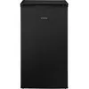 A product shot of a black refrigerator. Produktbild-Vorschau