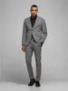 Pantaloni in tessuto Jack & Jones da uomo in grigio chiaro Anteprima dell’immagine prodotto 5