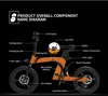 E-Bike Klappräder Blau 20 Zoll Elektrofahrrad mit 36V/8Ah Produktbild-Vorschau 11