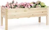 Hochbeet aus Tannenholz, Blumenbeet mit 5 Ablauflöchern, Produktbild-Vorschau 1