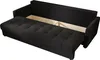 BEDANTE SOFA MOS mit Schlaffunktion COSMIC 100 Schwarz Sofa Produktbild-Vorschau 6